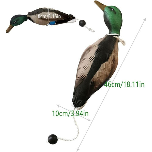 Dog Training Duck Dummy Toy with Throw Rope – Retrieve Training Aid for Puppies & Adult Dogs