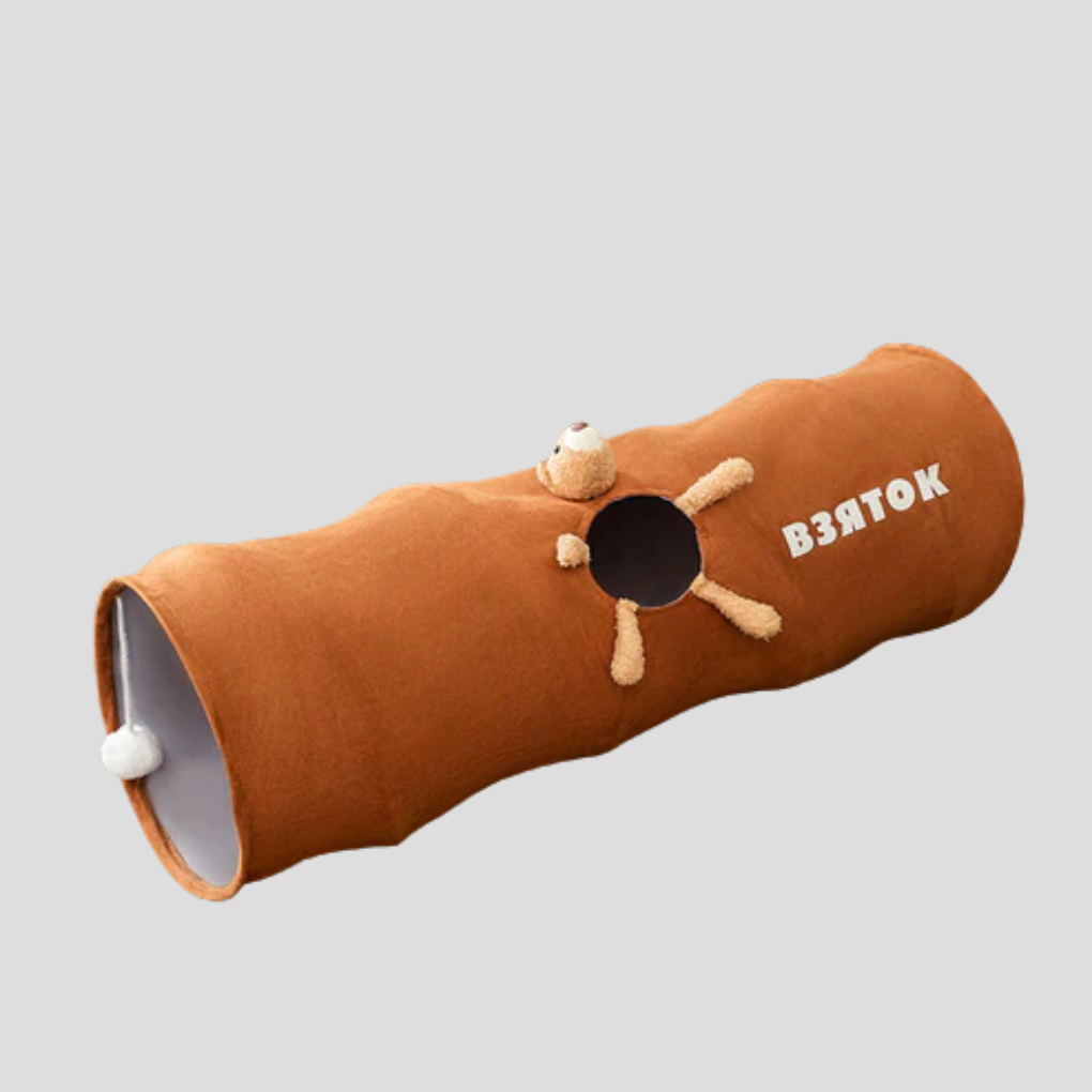 Collapsible Kitty Play Tunnel Fun Toy