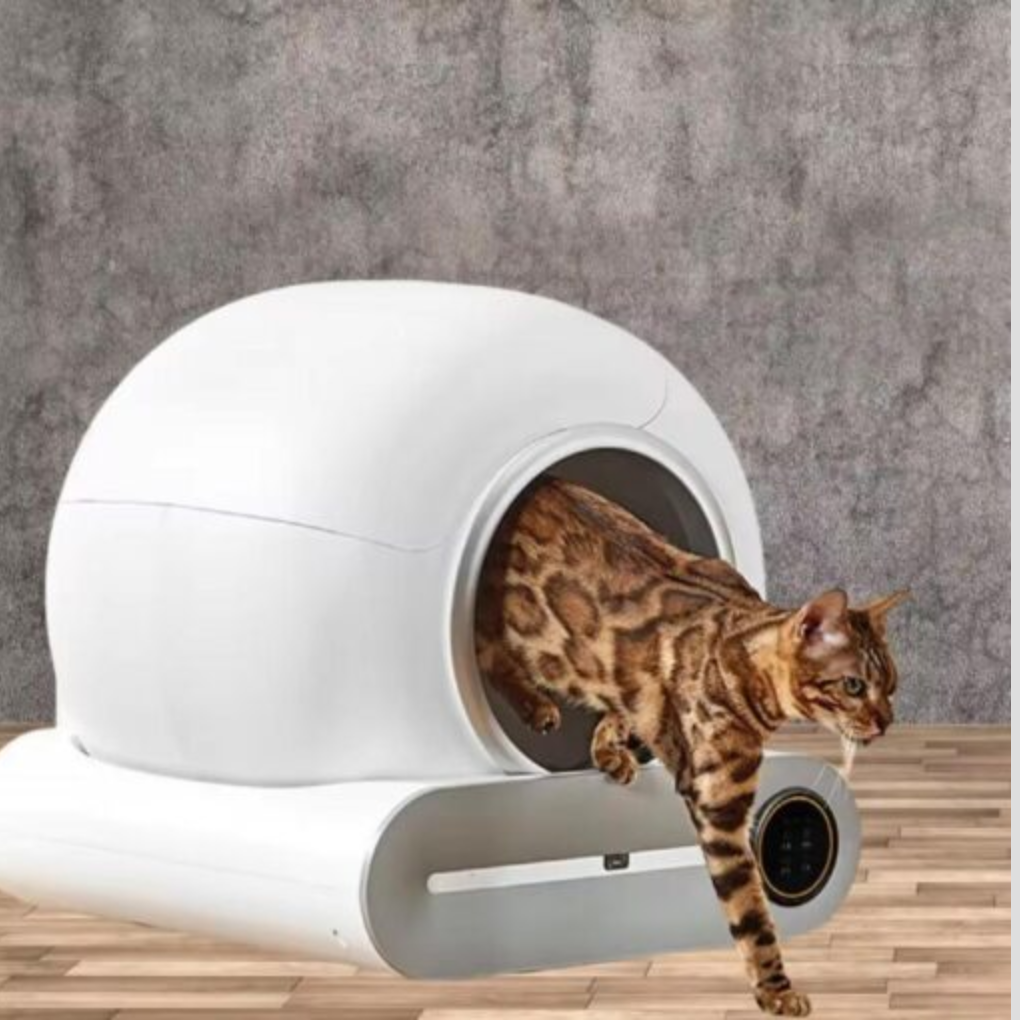 Automatic Odor-Control Cat Litter Box