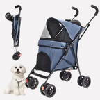 Collapsible Pet Stroller Cart