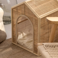 Natural Woven Dog Bed
