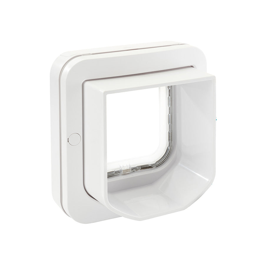 SureFlap Microchip Activated Cat Flap – White Small Pet Door for Controlled Cat Access