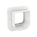 SureFlap Microchip Activated Cat Flap – White Small Pet Door for Controlled Cat Access