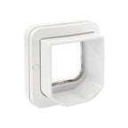 SureFlap Microchip Activated Cat Flap – White Small Pet Door for Controlled Cat Access