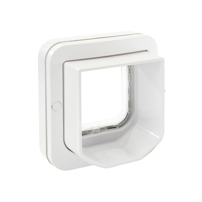 SureFlap Microchip Activated Cat Flap – White Small Pet Door for Controlled Cat Access