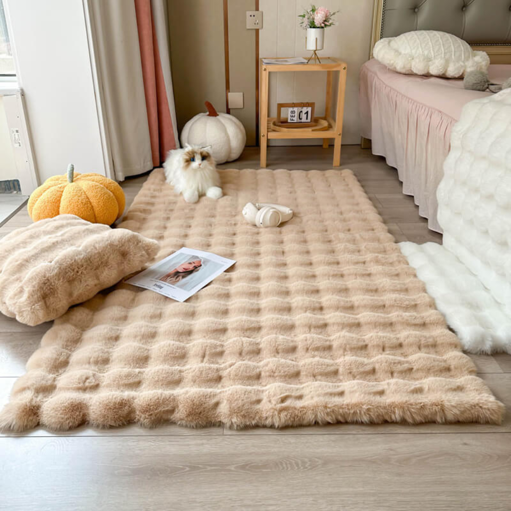 Plush Big Sheepskin Style Floor Rug