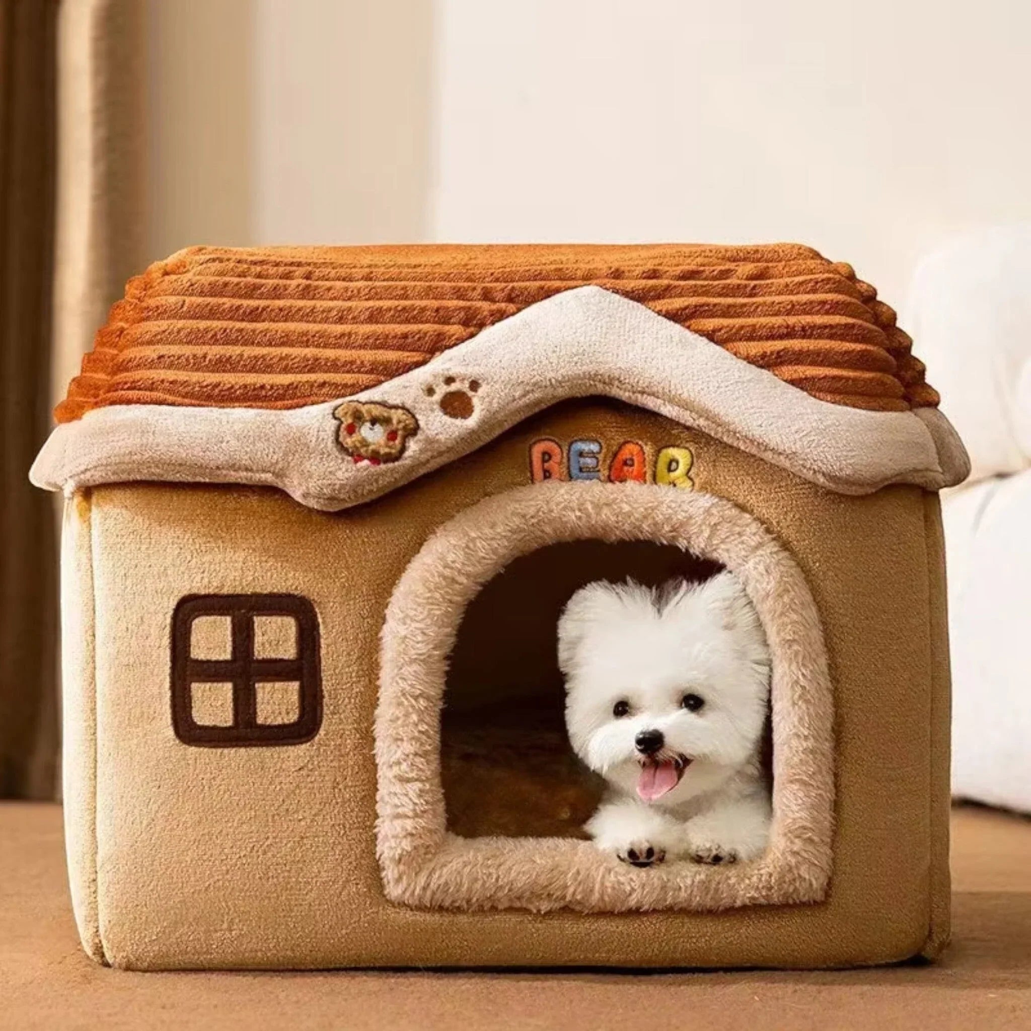 Soft Cozy Pet Bed for Dogs and Cats
