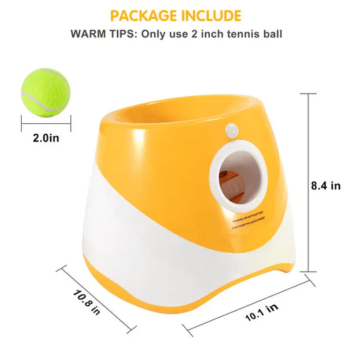 Automatic Dog Ball Launcher – Interactive Indoor Fetch Toy for Small to Medium Dogs