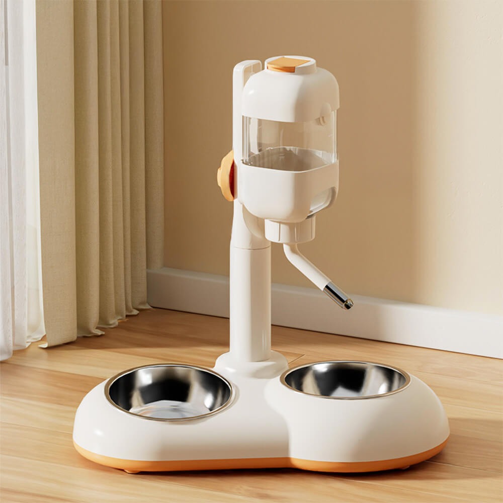Automatic Pet Feeder and Water Bowl Set