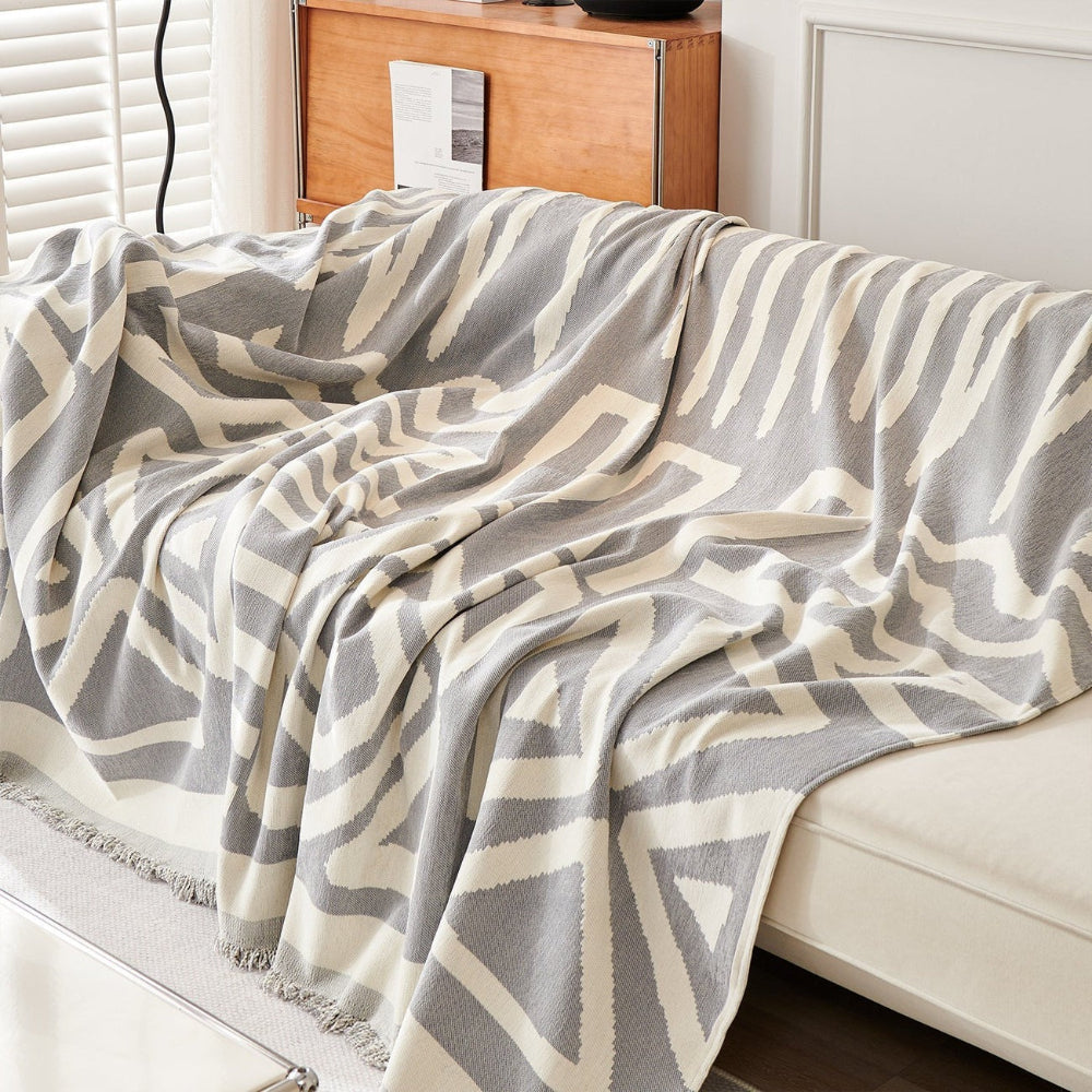 Colorful Patterned Sofa Slipcover